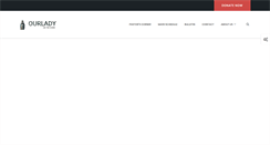 Desktop Screenshot of ourladyontheriver.net