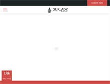 Tablet Screenshot of ourladyontheriver.net